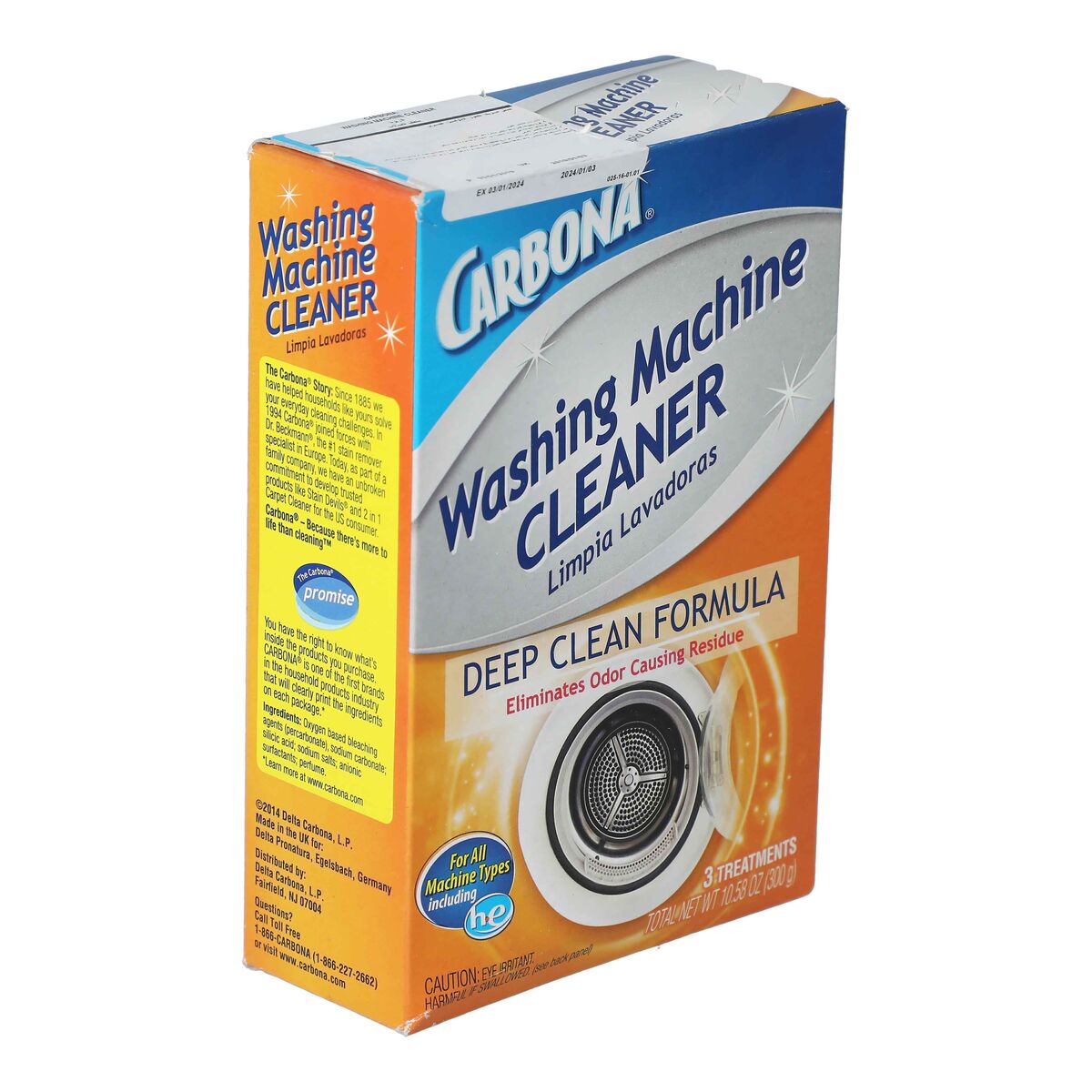 Carbona Washing Machine Cleaner 10.58oz CARBONA All Brands SACO Store